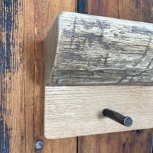 Load image into Gallery viewer, Live Edge Red Oak Shelf - One Hook
