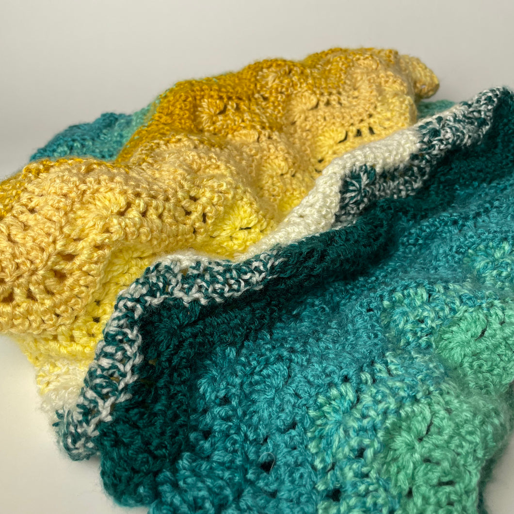 Crocheted Blanket - Made in Maine